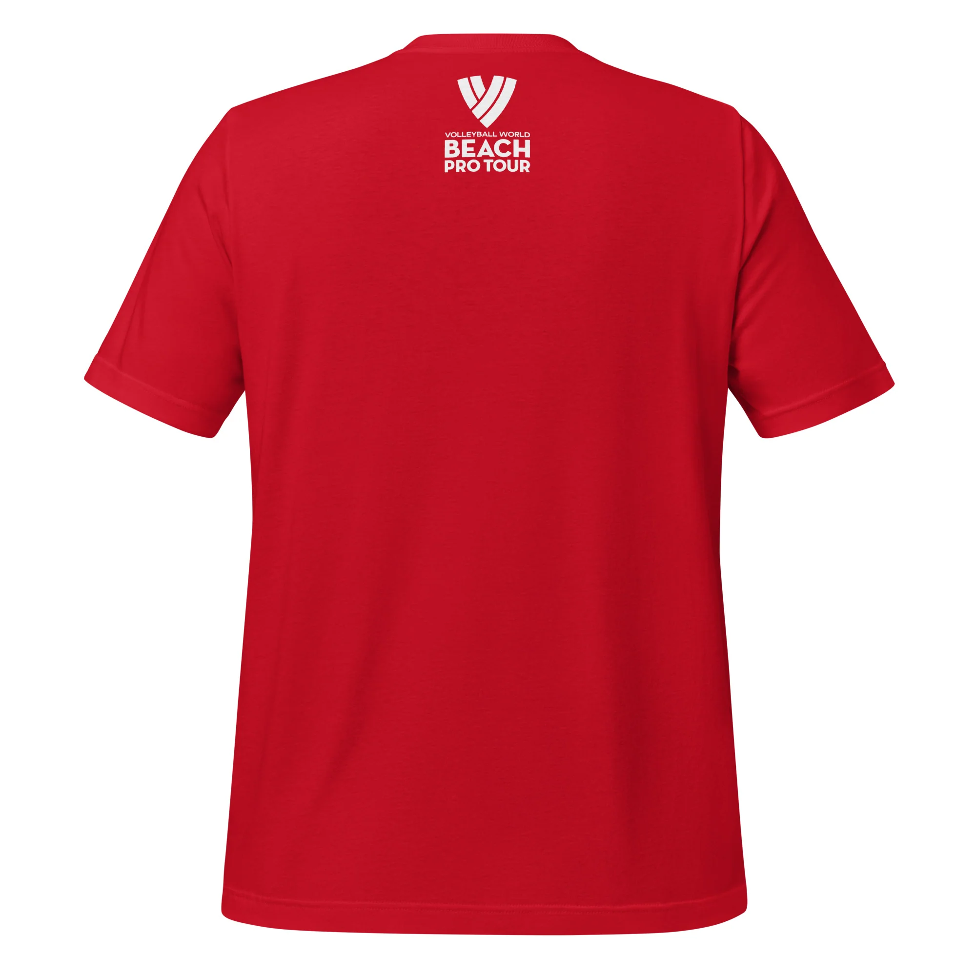 Beach Pro Tour Gold/White Stacked Logo Unisex T-Shirt - Image 10