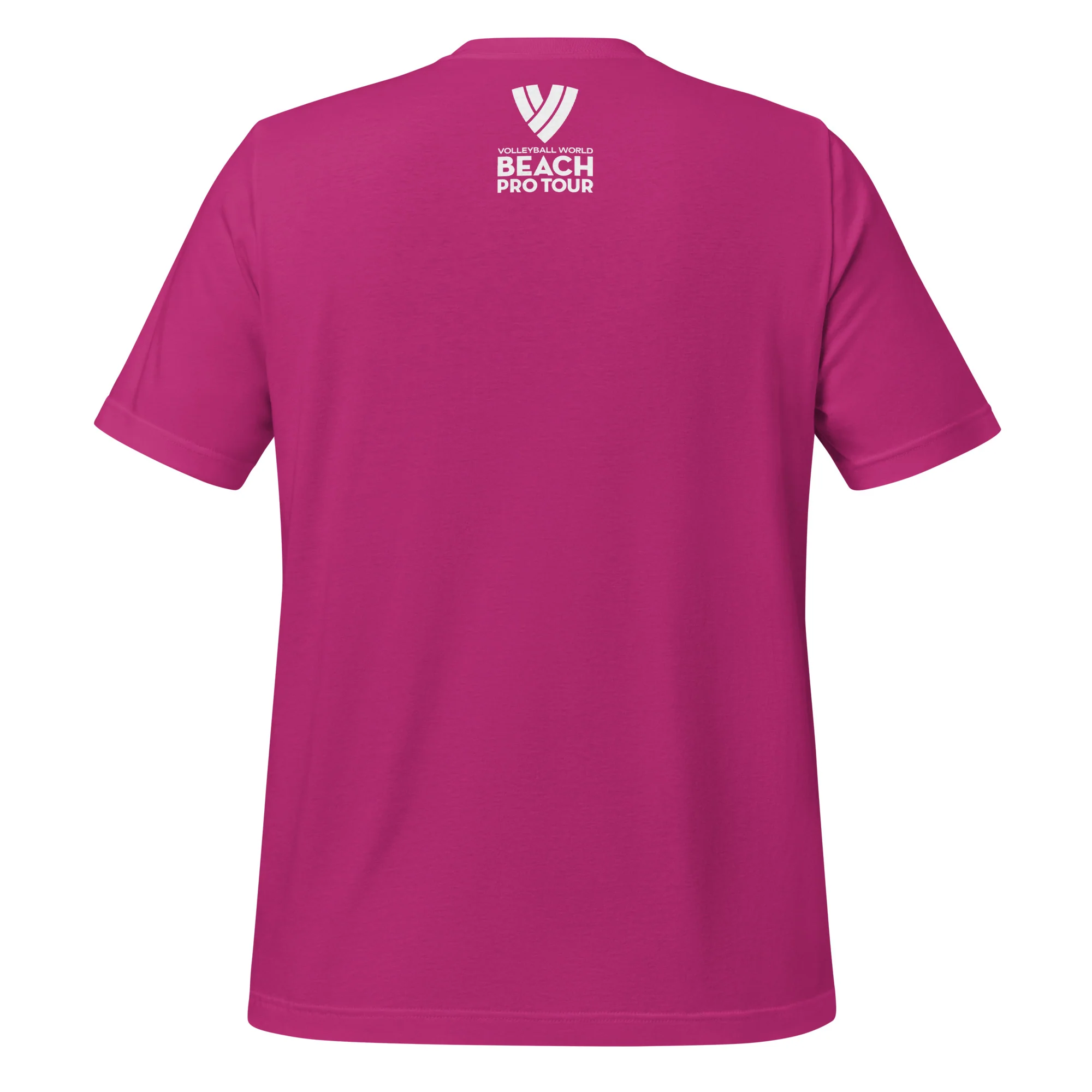Beach Pro Tour Gold/White Stacked Logo Unisex T-Shirt - Image 16