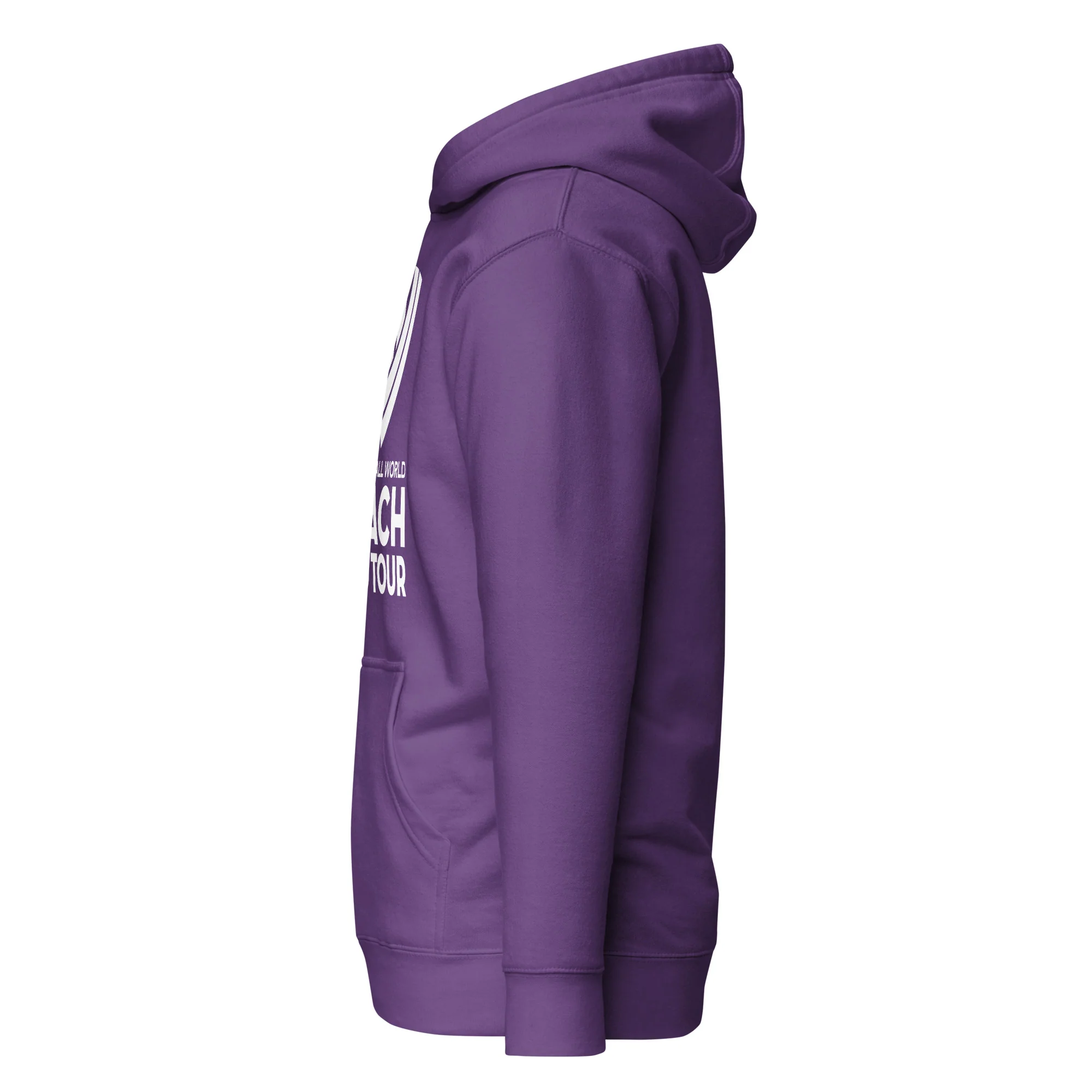 Beach Pro Tour White Stacked Logo Unisex Hoodie - Image 10