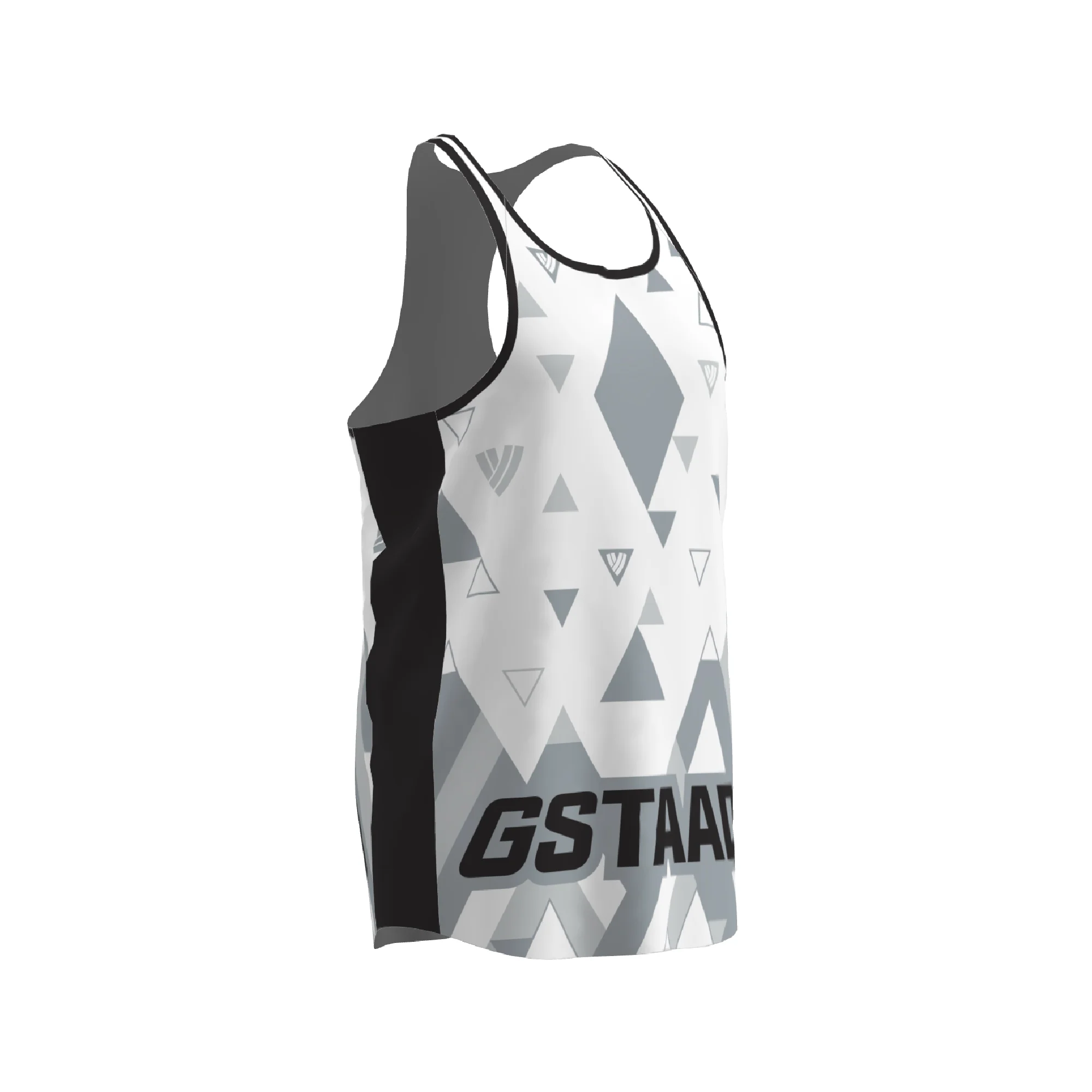 BPT Official Gstaad, Switzerland Men's Singlet (White) - Image 4