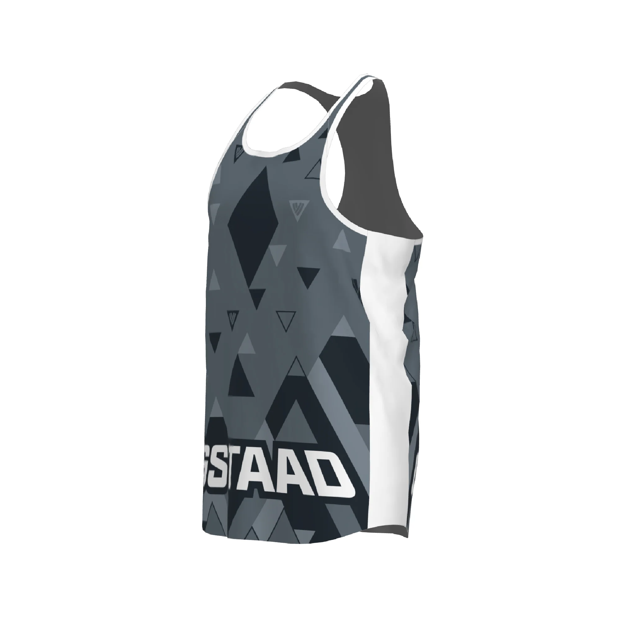 BPT Official Gstaad, Switzerland Men's Singlet (Black) - Image 4