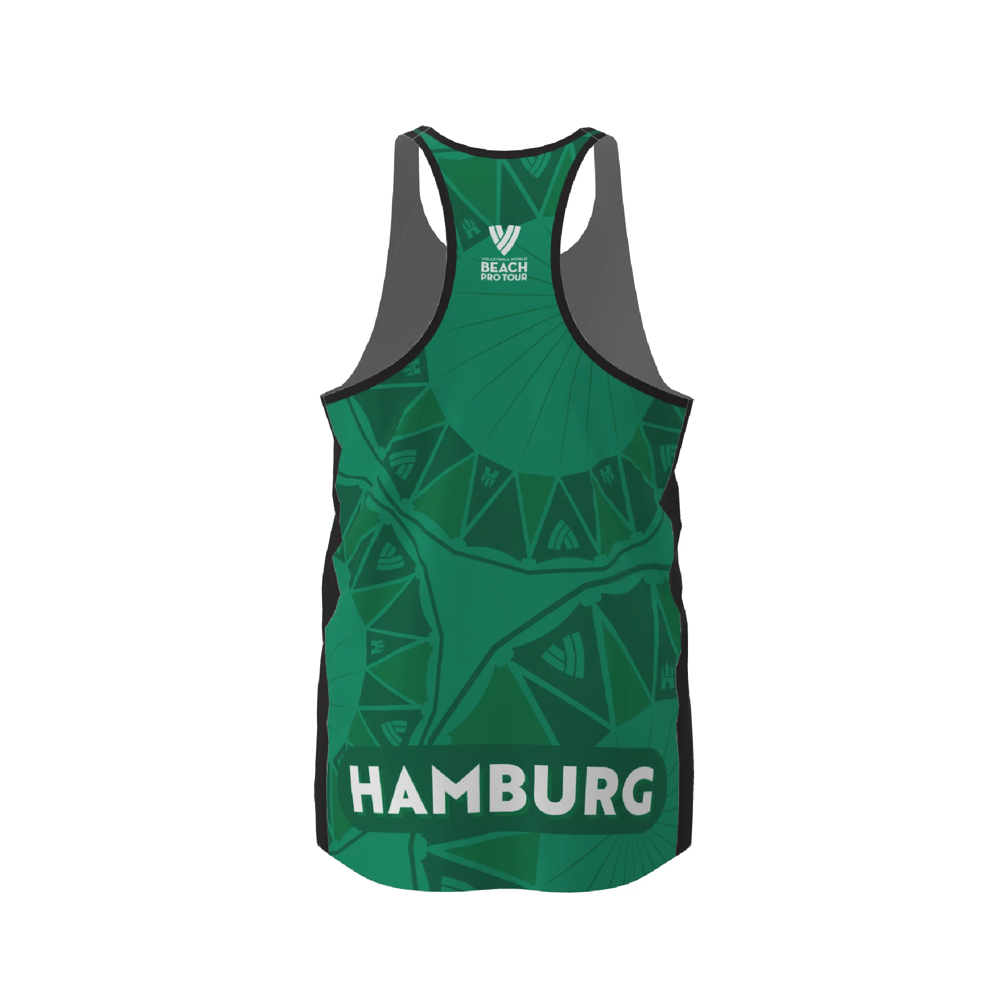 BPT Official Hamburg, Germany Men's Singlet (Green) - Image 3