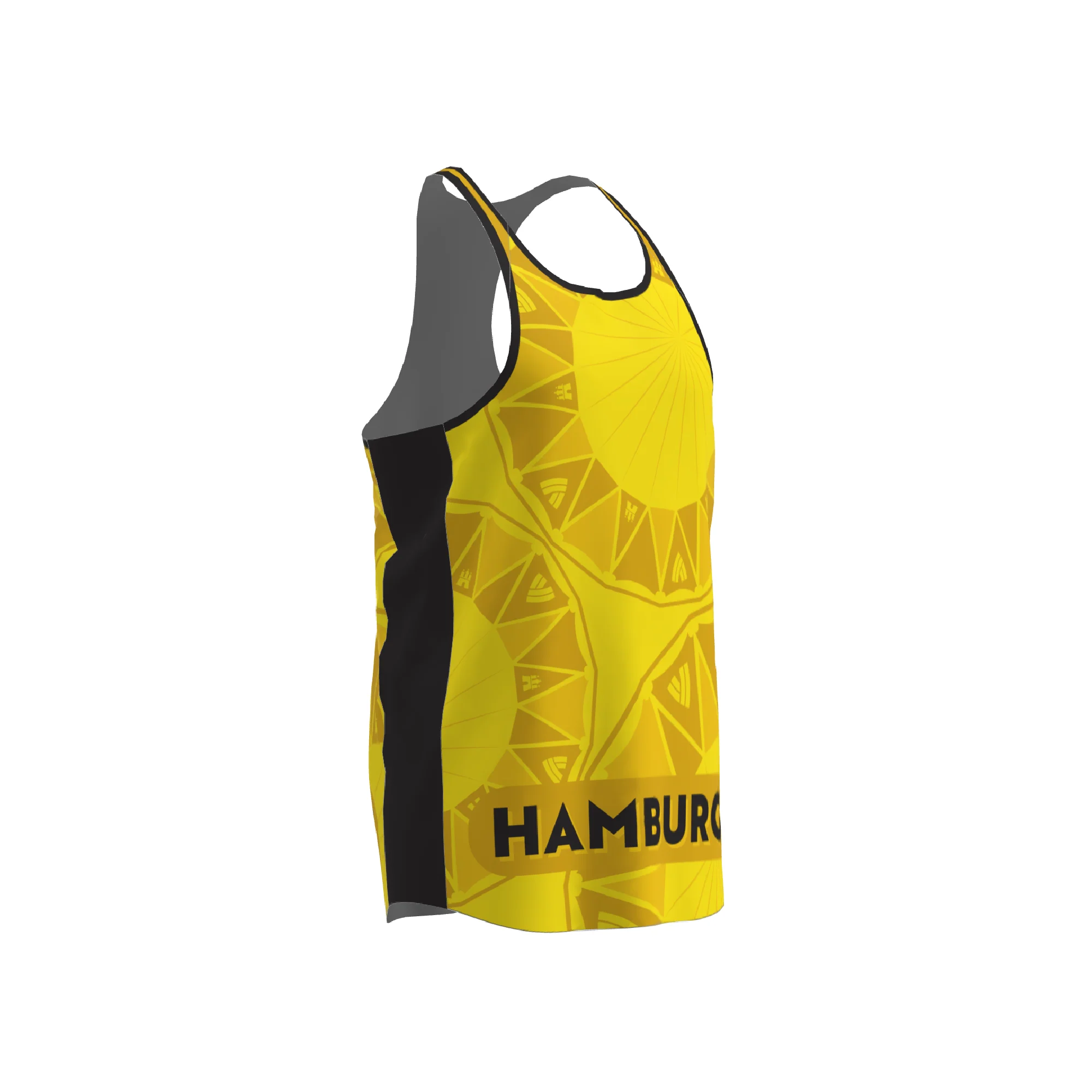 BPT Official Hamburg, Germany Men's Singlet (Yellow) - Image 3