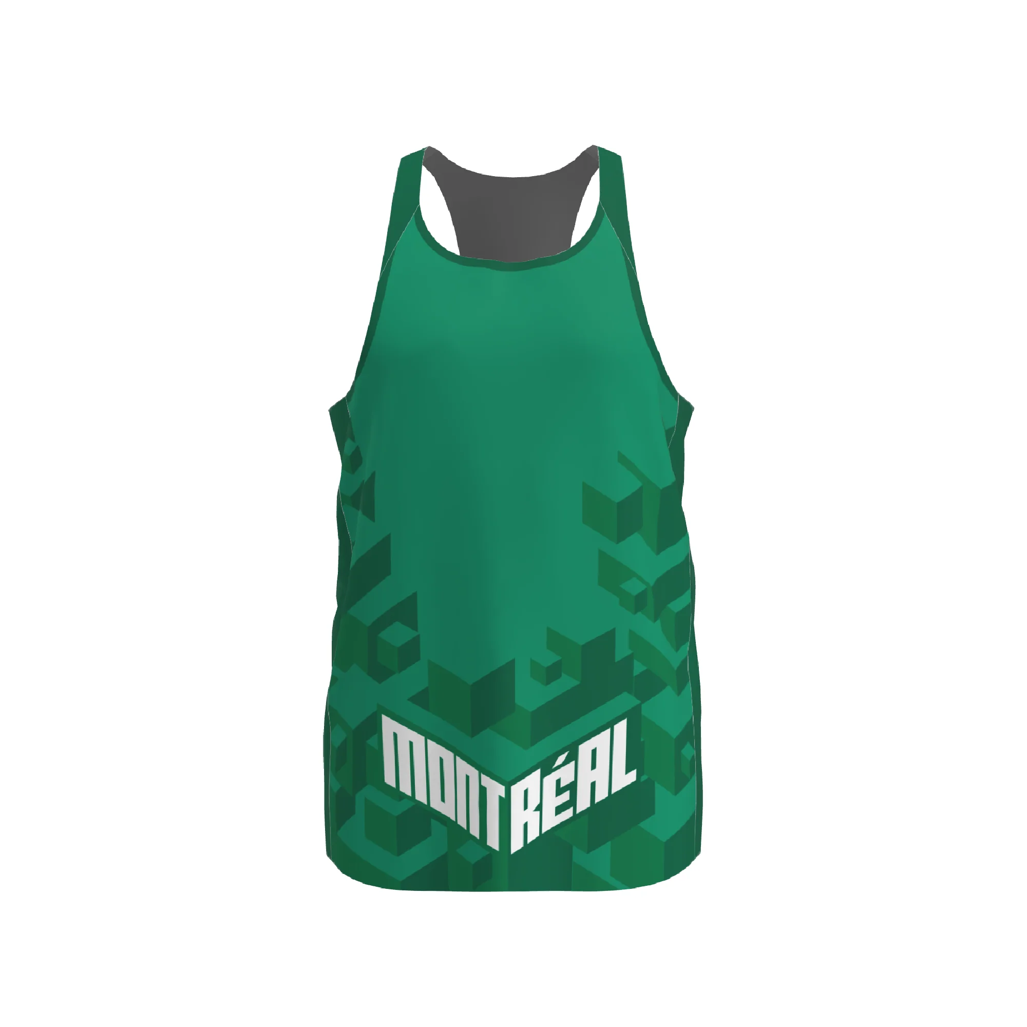 BPT Official Montreal, Canada Men's Singlet (Green) - Image 4