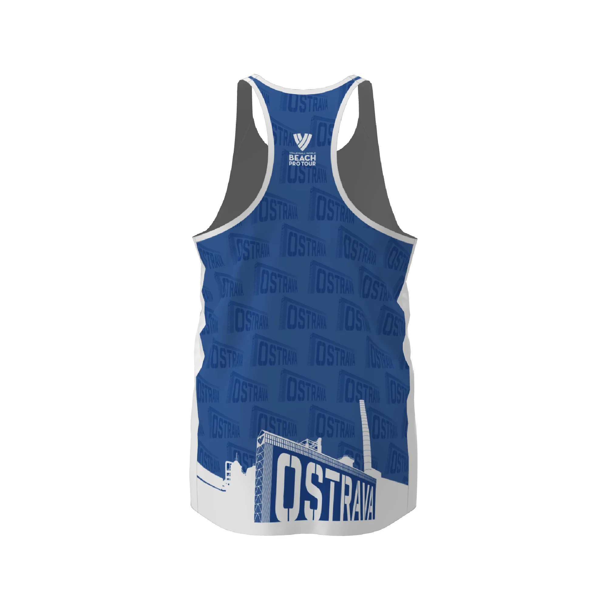 BPT Official Ostrava, Czech Republic Men's Singlet (Blue)