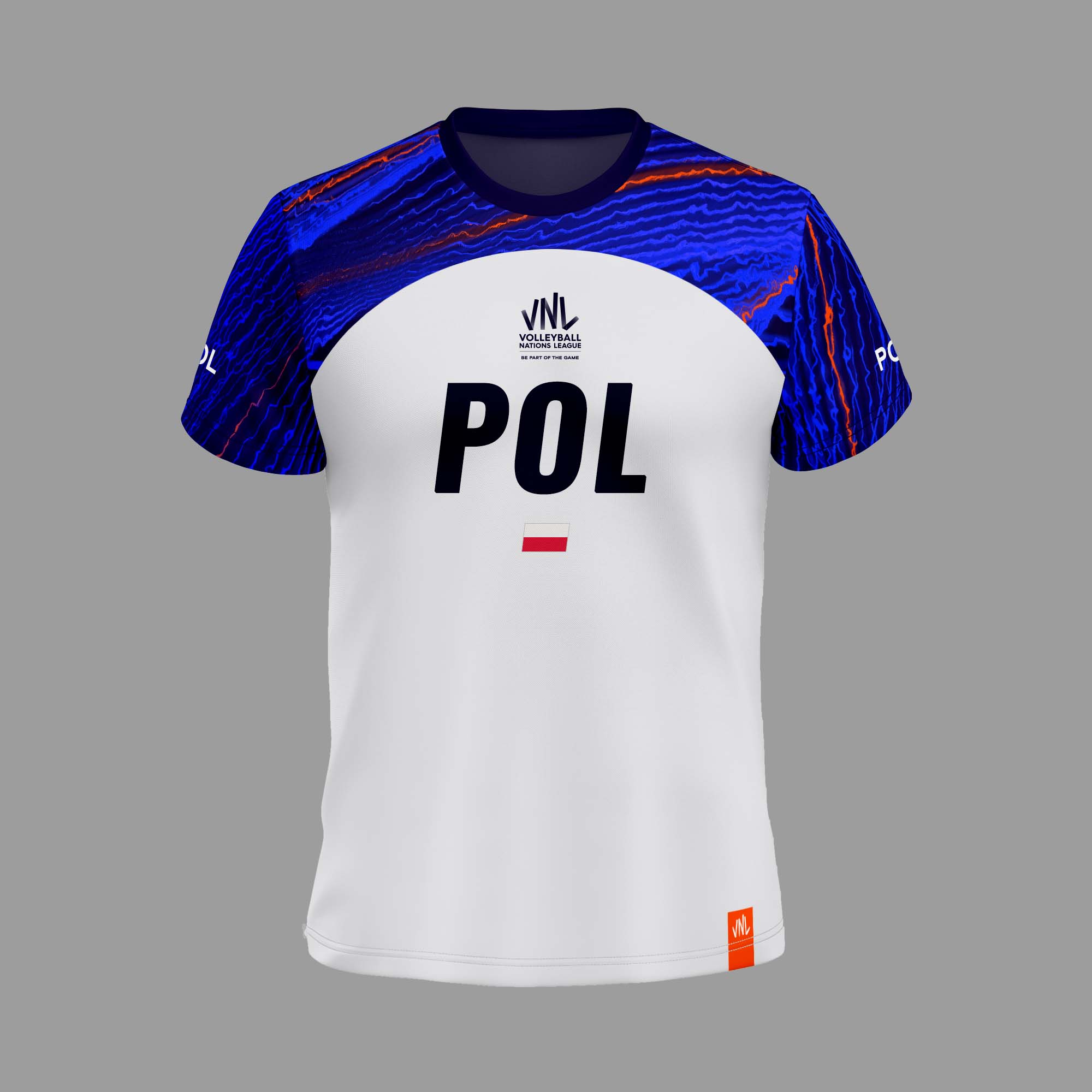Poland VNL White Jersey - Men